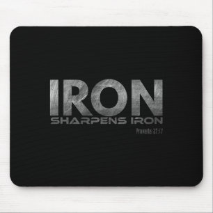 Eisen schärft Eisen Mousepad