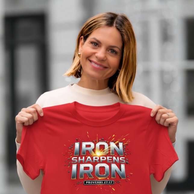 Eisen schärft Eisen Tri-Blend Shirt (Candace Cameron Bure)