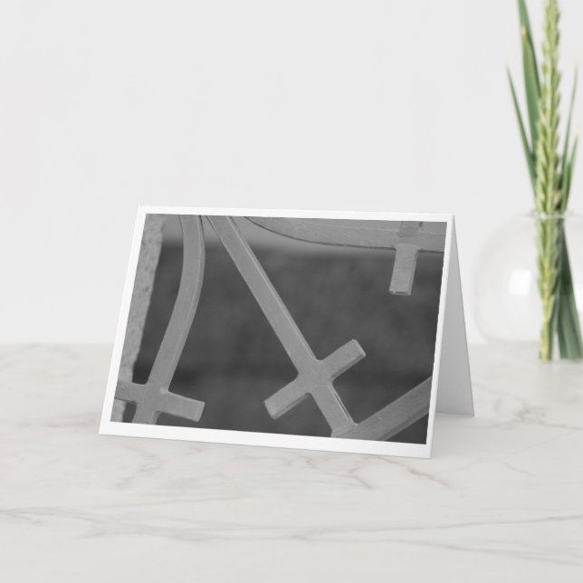 Eisen-Tor-Karte Karte (Vorderseite)