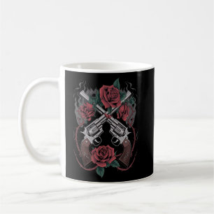 Eisen und Blut: Das T-Shirt der Revolver-Rose Kaffeetasse