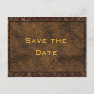 Eisen-versah gerahmtes ankündigungspostkarte