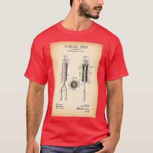 Eisen-Vintages Patentbild T-Shirt