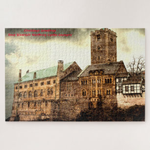Eisenach Wartburg Castle Deutschland. Jigsaw Puzzl Puzzle