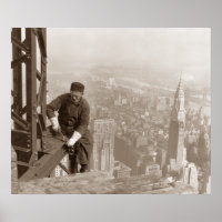Eisenarbeiter Empire State Gebäude 1930