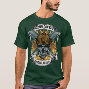 Eisenarbeiter-Gebäude Amerika T-Shirt