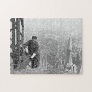 Eisenarbeiterrahmen des Empire State 1930 Puzzle