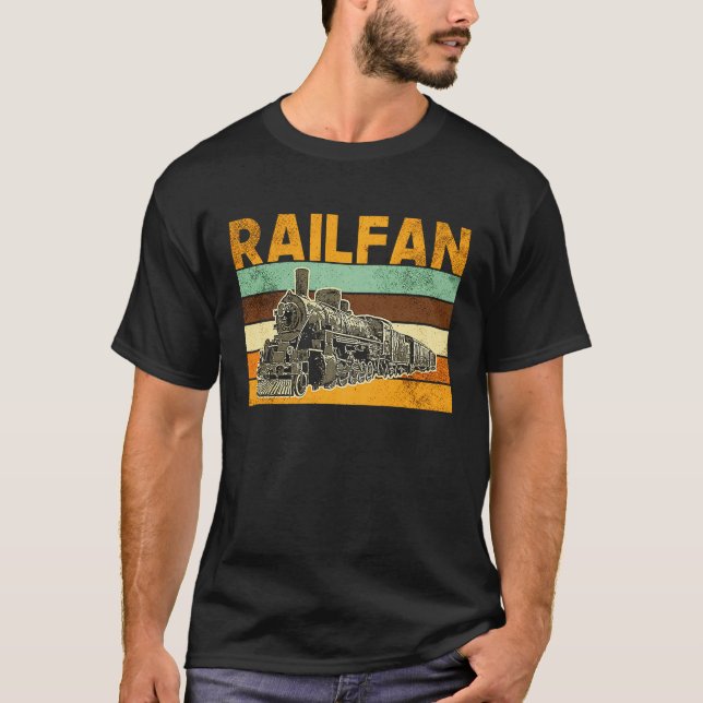 Eisenbahn Bahn Modellbahn Bahn Liebe T-Shirt (Vorderseite)