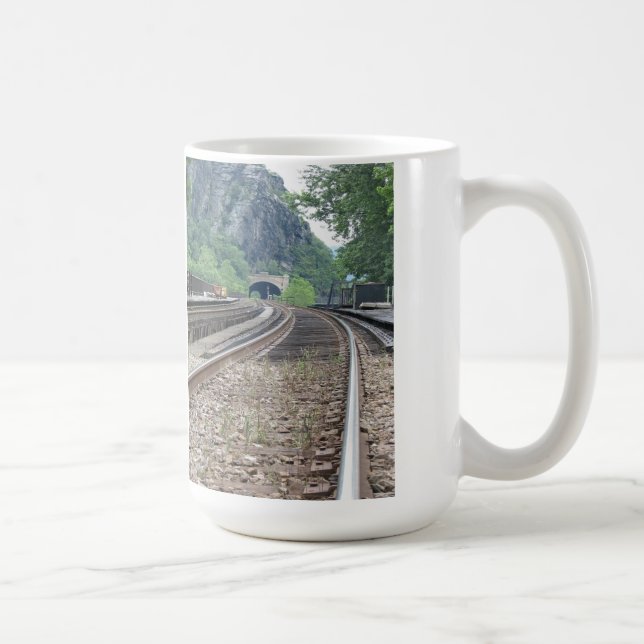 Eisenbahn-Bahn-Tasse der Harpers-Fähren-WV Tasse (Rechts)