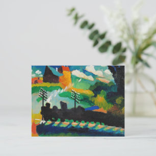 Eisenbahn bei Murnau Postkarte