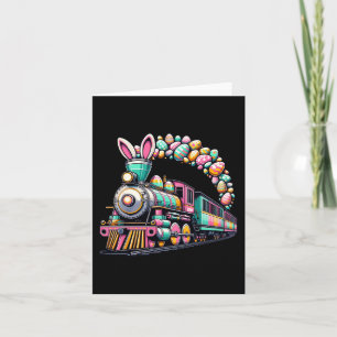 Eisenbahn Bunny Train Ostereier Kinder Kleinkind J Karte