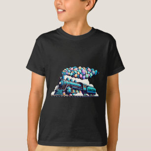 Eisenbahn Bunny Train Ostereier Kinder Kleinkind J T-Shirt