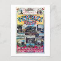 Eisenbahn, die Dukeries-Route, UK Vintag