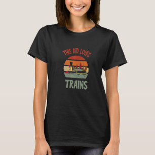 Eisenbahn Diese kleine Liebe Bahn Retro Vintage Ei T-Shirt