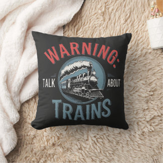 Eisenbahn-Enthusiasten-Alarm Kissen
