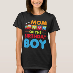 Eisenbahn Geburtstagsjunge Mama des Geburtstagsjun T-Shirt