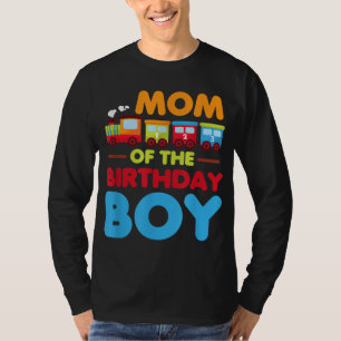 Eisenbahn Geburtstagsjunge Mama des Geburtstagsjun T-Shirt