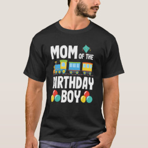 Eisenbahn Geburtstagsjunge Mama des Geburtstagsjun T-Shirt