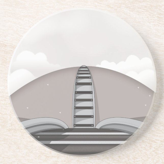 Eisenbahn Getränkeuntersetzer (Vorne)