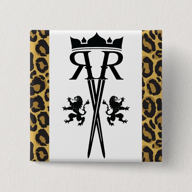 Eisenbahn-Logo-Knopf Button (Vorderseite)