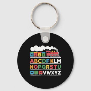 Eisenbahn Lover Abc Alphabet A-z Abcs Kinderg Schlüsselanhänger