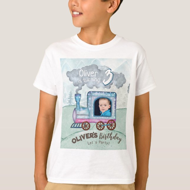 Eisenbahn Lover Geburtstag T-Shirt (Vorderseite)