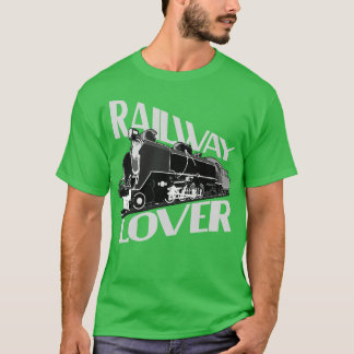 Eisenbahn Lover Lokomotivbahn Geschenk T-Shirt