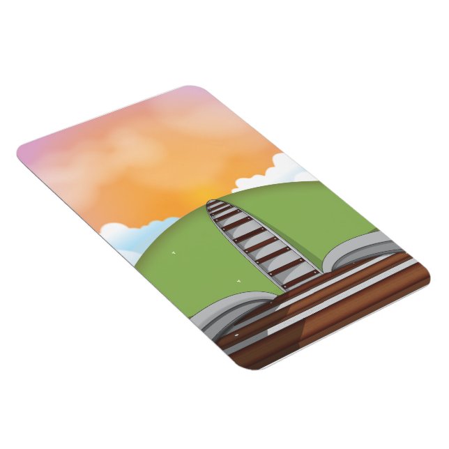 Eisenbahn Magnet (Rechte Seite)