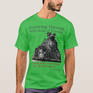 Eisenbahn mit Jesus John 151 T-Shirt