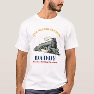 Eisenbahn-Opa Geburtstag Vintage-Zug T-Shirt
