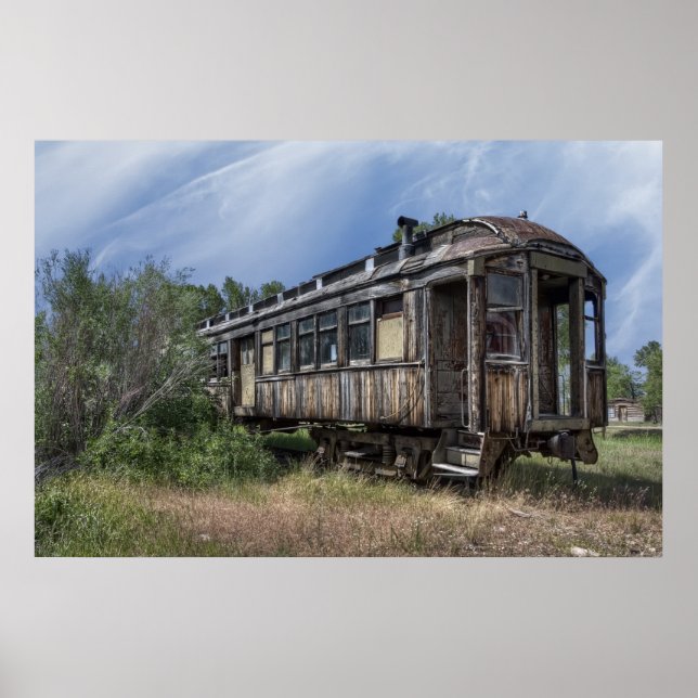 Eisenbahn-Personenwagen - Nevada City Montana Poster (Vorne)