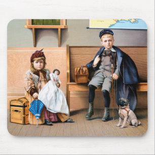 EISENBAHN-PLAKAT, 1898 MOUSEPAD