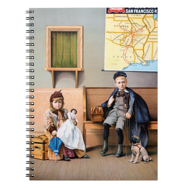 EISENBAHN-PLAKAT, 1898 NOTIZBLOCK (Vorderseite)