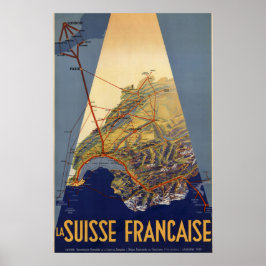 Eisenbahn-Poster der Schweiz Poster
