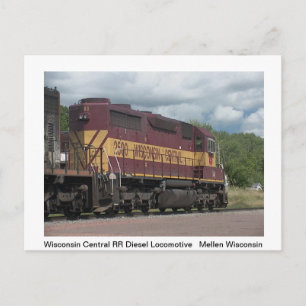 Eisenbahn-Postkarte. Postkarte