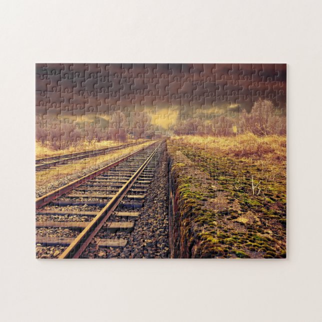 Eisenbahn Puzzle (Horizontal)