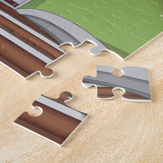 Eisenbahn Puzzle (Seite)