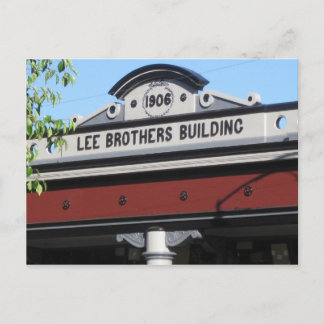 Eisenbahn Quadrat. Santa Rosa, CA Postkarte