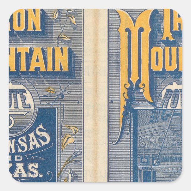 Eisenbahn Quadratischer Aufkleber (Vorderseite)