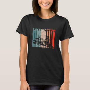 Eisenbahn Retro Vintage Dampflokomotive T-Shirt