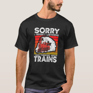 Eisenbahn-Sammlerbahn I dachte ab T-Shirt