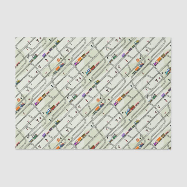 Eisenbahn Seidenpapier (Vorderseite)