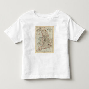 Eisenbahn, statistisches England, Wales Kleinkind T-shirt