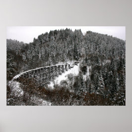 Eisenbahn Trestle in Cloudcroft New Mexico Poster