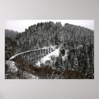 Eisenbahn Trestle in Cloudcroft New Mexico Poster