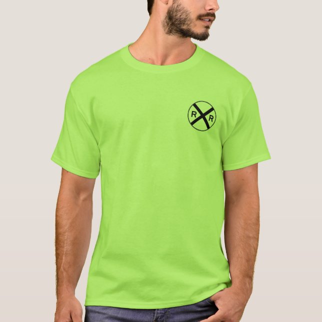 Eisenbahn-Überfahrt-Shirt T-Shirt (Vorderseite)