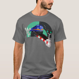 Eisenbahn-Übergangspurbahn - Überlaufbahn 2 T-Shirt