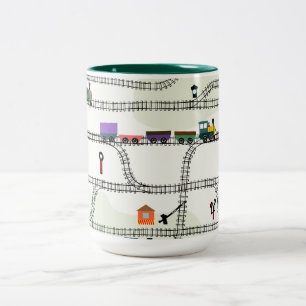 Eisenbahn Zweifarbige Tasse