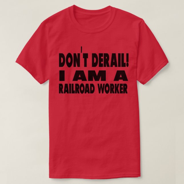 Eisenbahnarbeiter T-Shirt (Design vorne)
