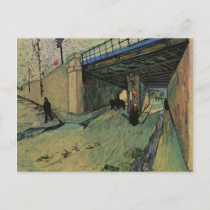 Eisenbahnbrücke Avenue Montmajour Van Gogh Fine Ar Postkarte