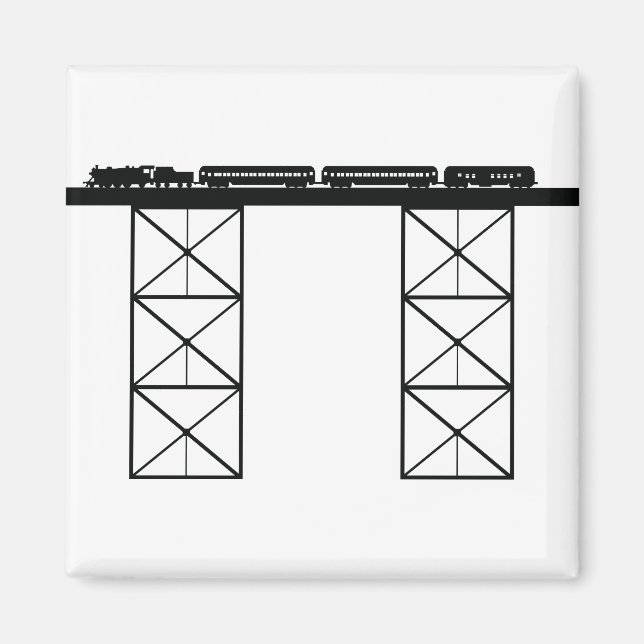 Eisenbahnbrücke Magnet (Vorne)